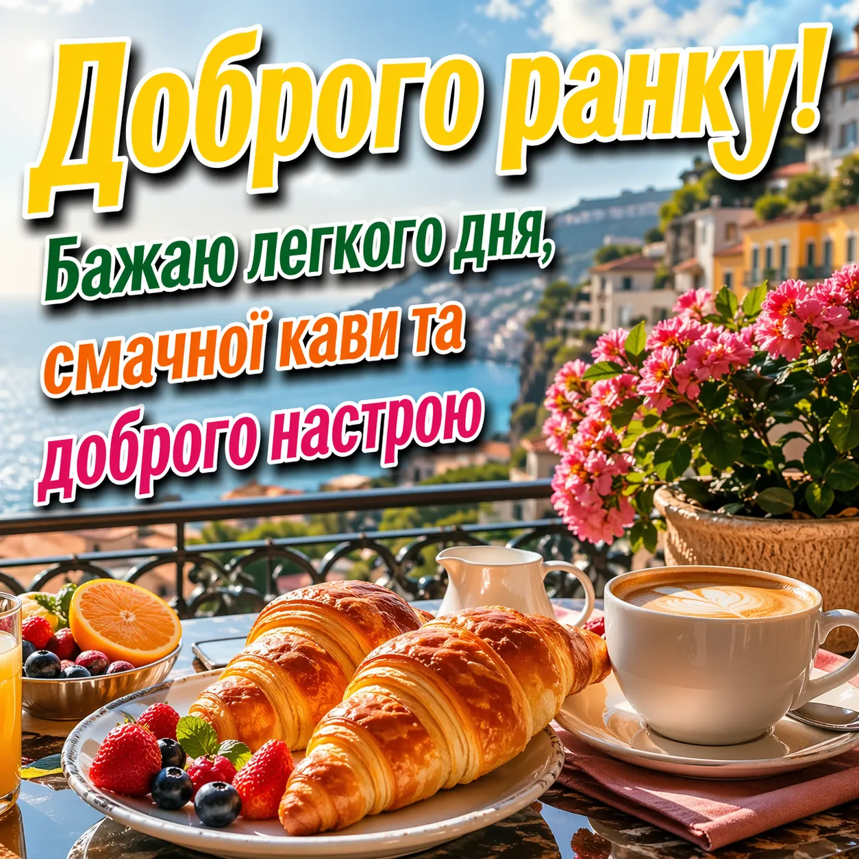 Доброго ранку, смачної кави: душевні побажання та красиві картинки для гарного настрою