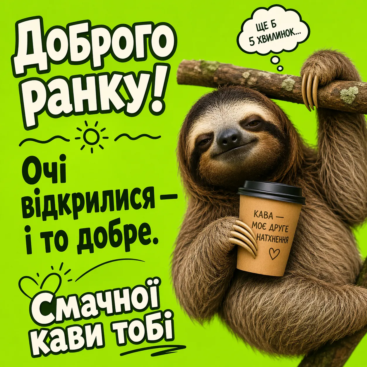 Доброго ранку, смачної кави: душевні побажання та красиві картинки для гарного настрою