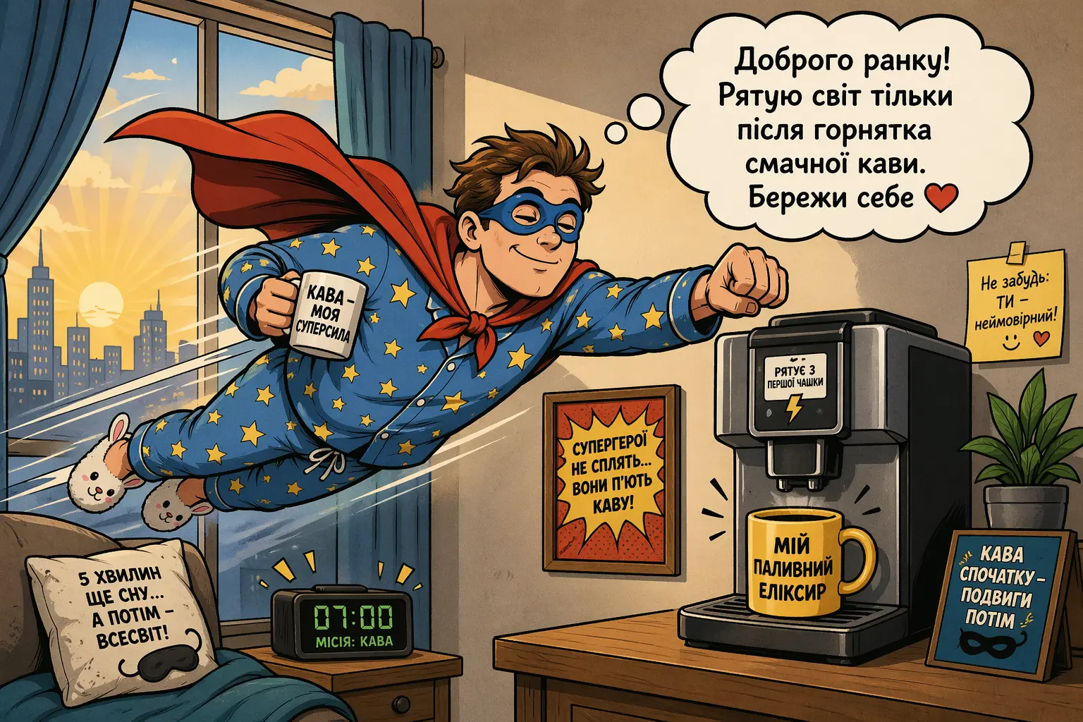 Доброго ранку, смачної кави: душевні побажання та красиві картинки для гарного настрою