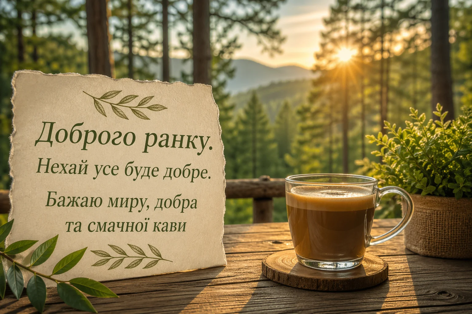 Доброго ранку, смачної кави: душевні побажання та красиві картинки для гарного настрою
