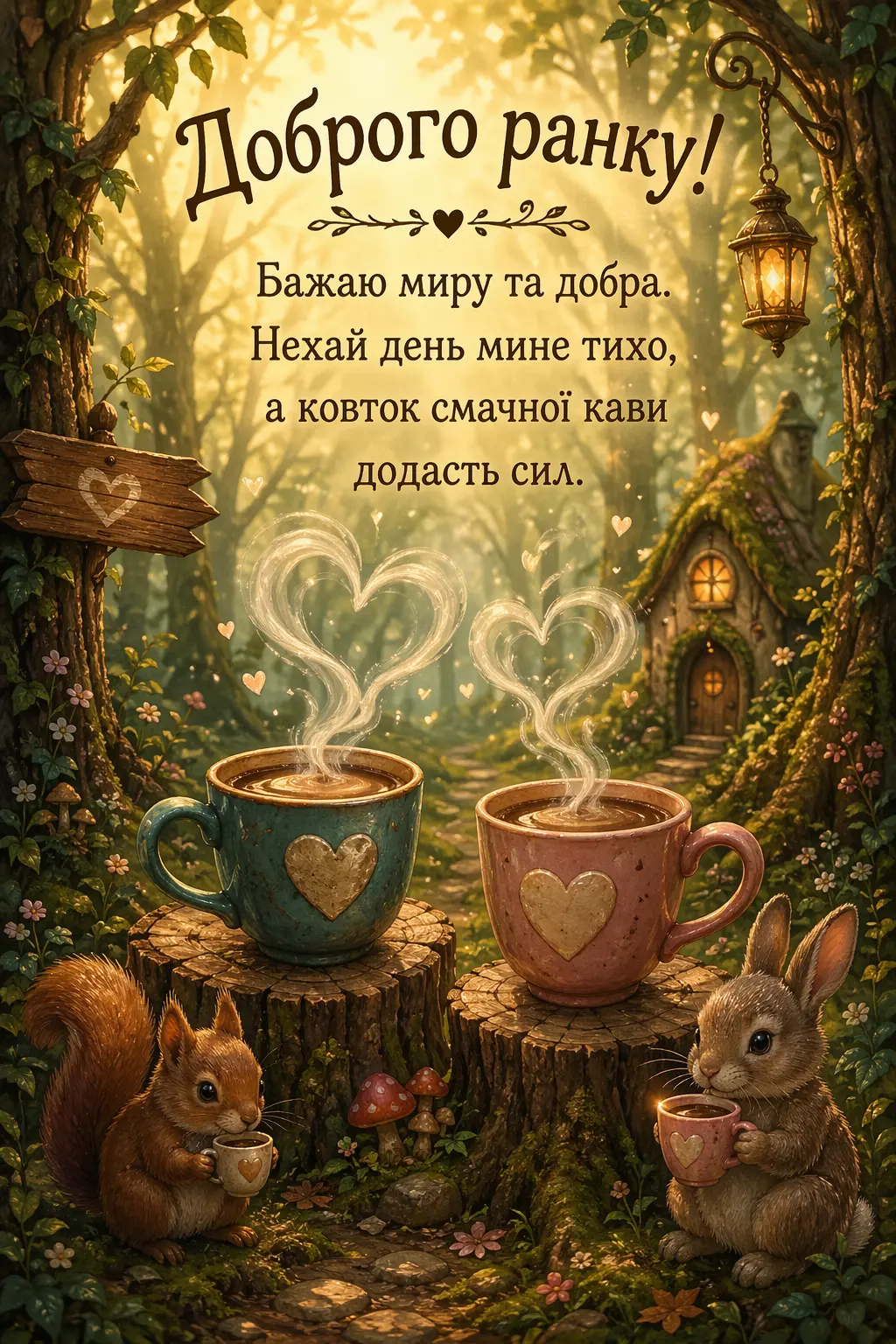 Доброго ранку, смачної кави: душевні побажання та красиві картинки для гарного настрою