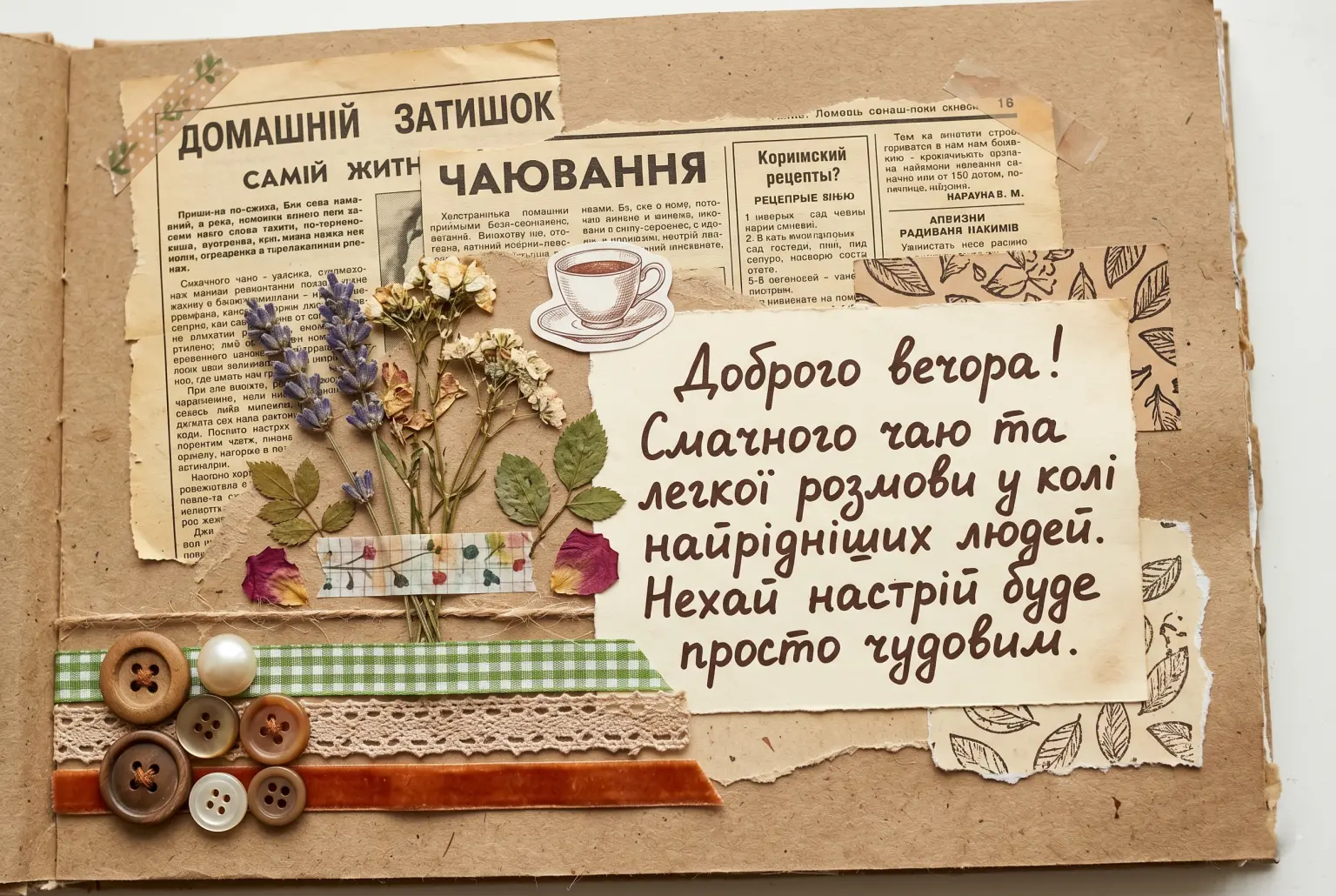 Доброго вечора: найтепліші побажання та затишні листівки для близьких