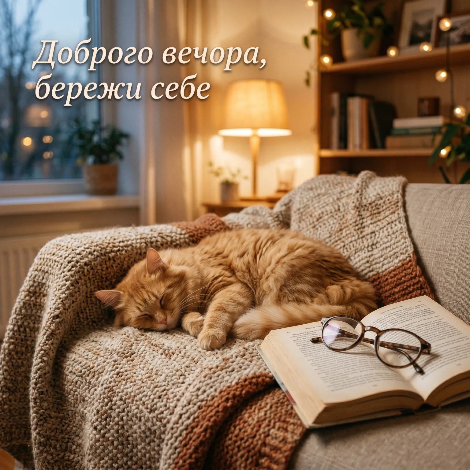 Доброго вечора: найтепліші побажання та затишні листівки для близьких