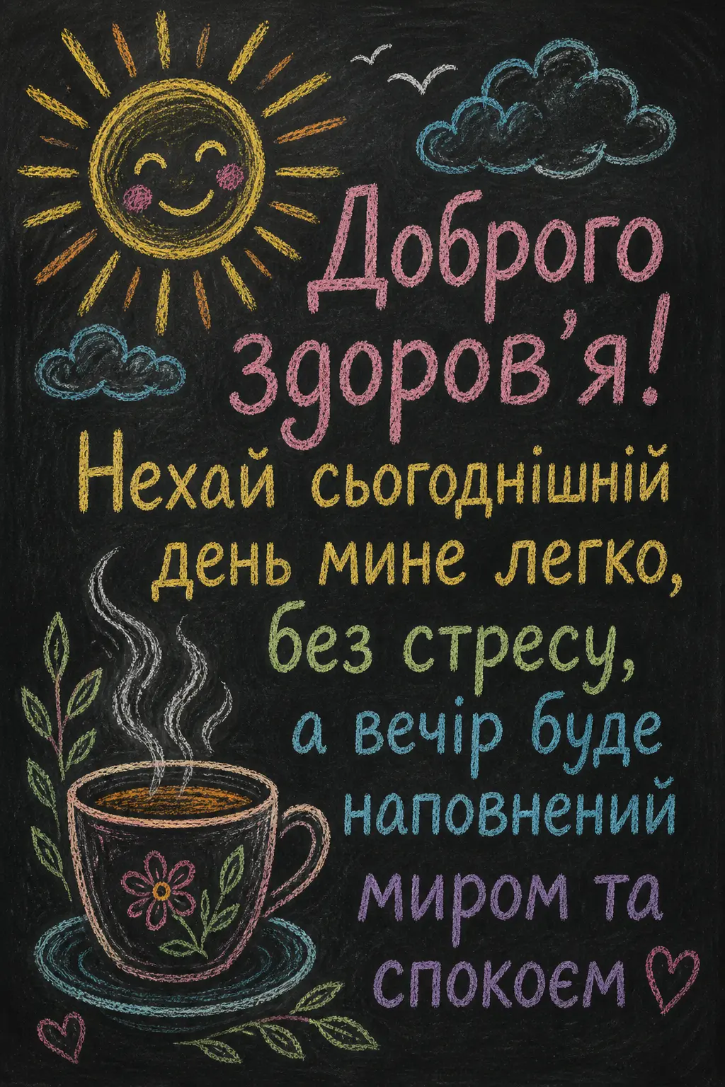 Доброго здоров’я: душевні картинки та найкращі побажання для гарного самопочуття