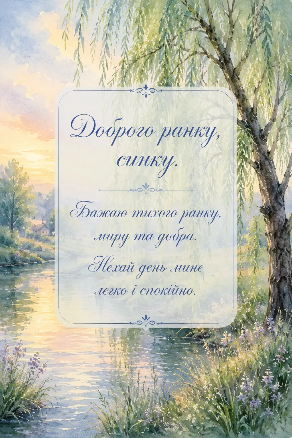 Доброго ранку, синку: найтепліші картинки та душевні побажання для улюбленого сина