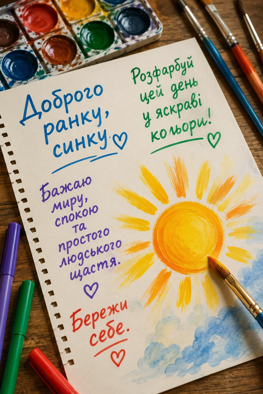 Доброго ранку, синку: найтепліші картинки та душевні побажання для улюбленого сина