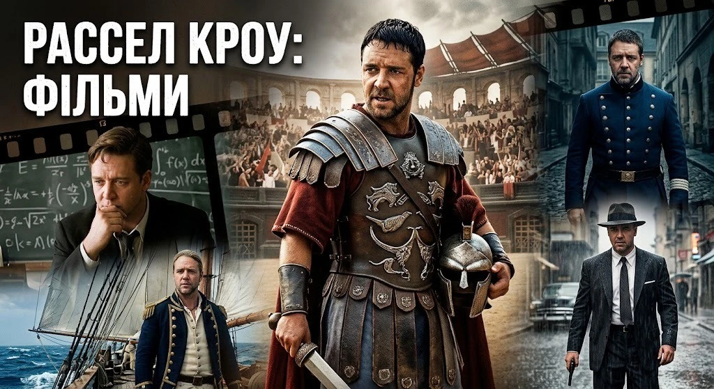 Топ 20 фільмів Расселла Кроу для обов’язкового перегляду