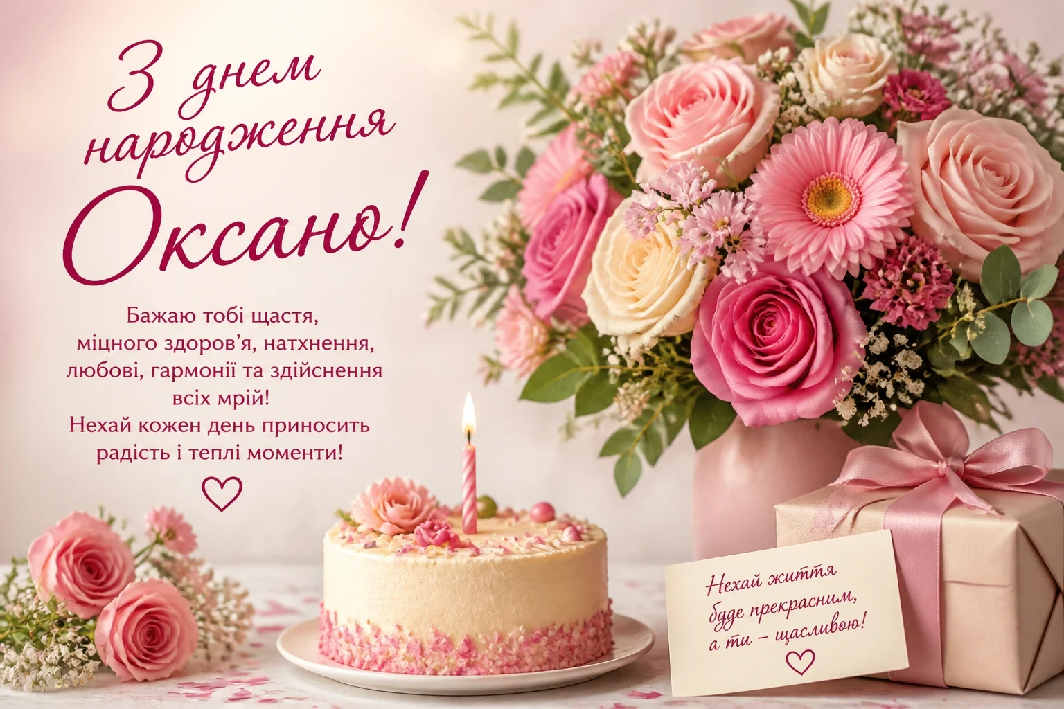 З днем народження Оксано
