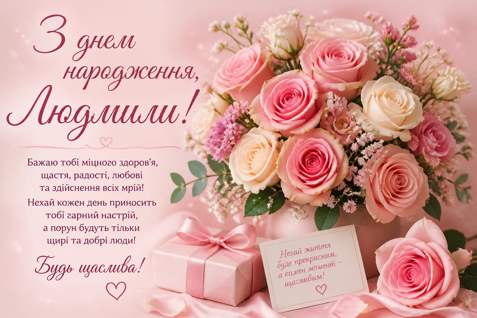 З днем народження для Людмили