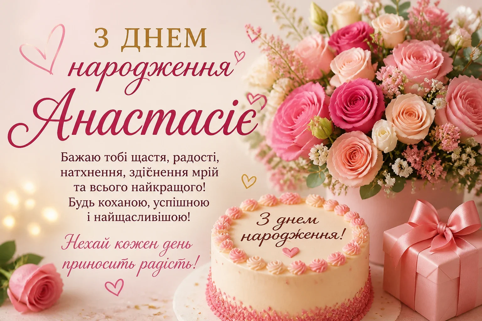 З днем народження Анастасіє