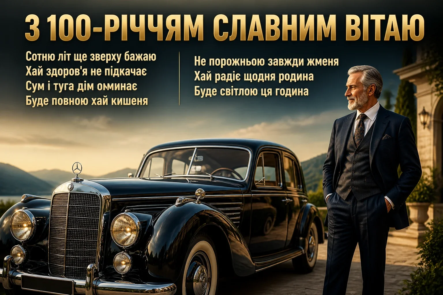 100 привітань з днем народження для чоловіків