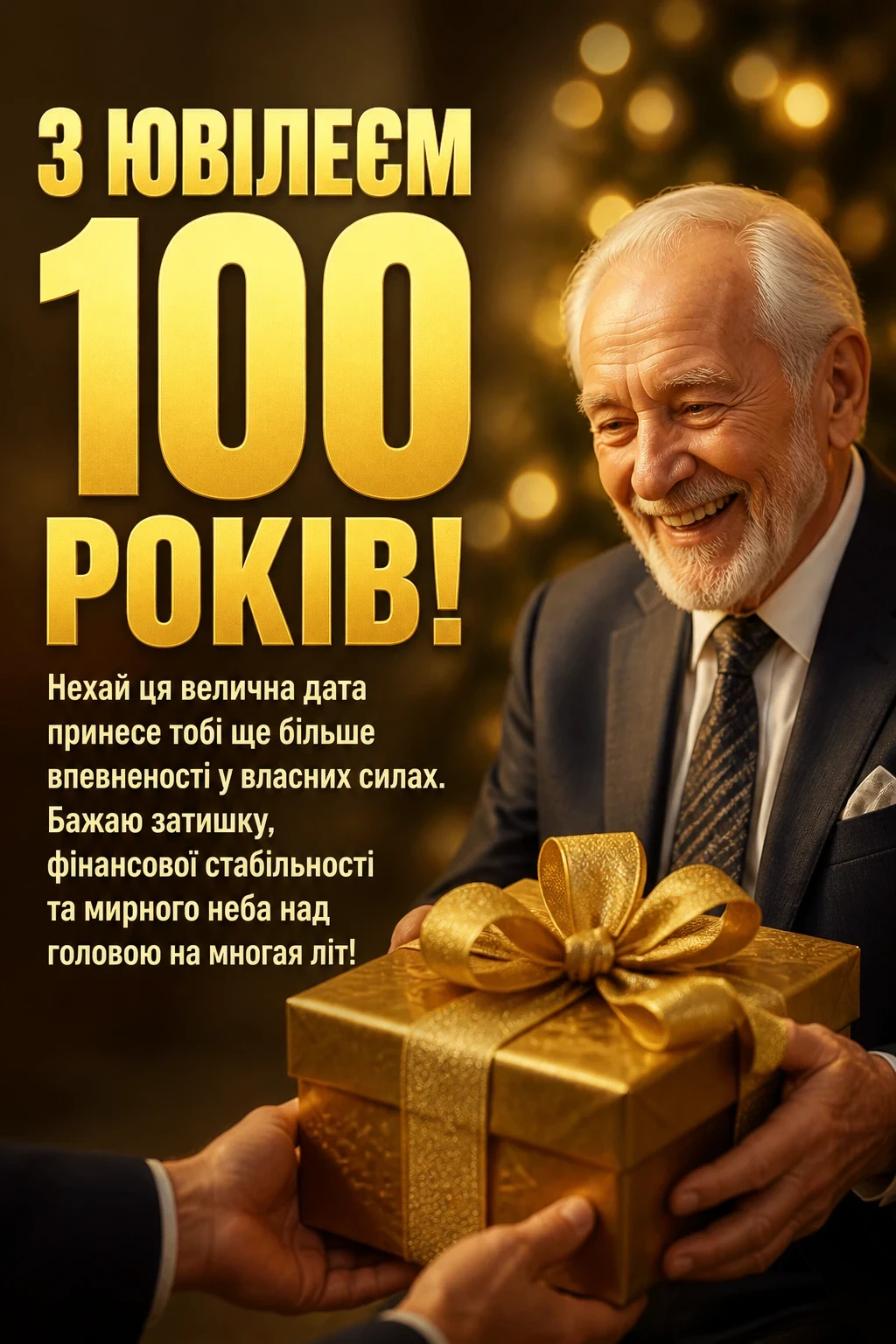 100 привітань з днем народження для чоловіків