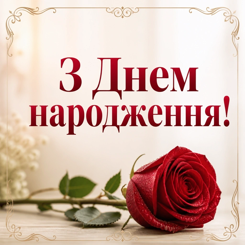 рози з днем народження
