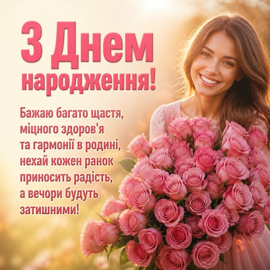 рози з днем народження
