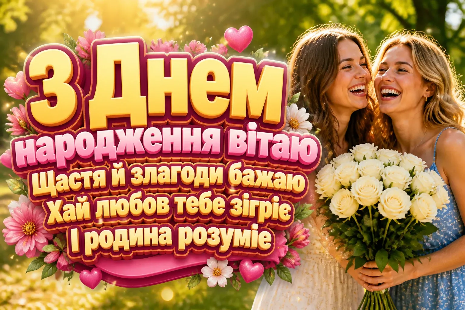 рози з днем народження