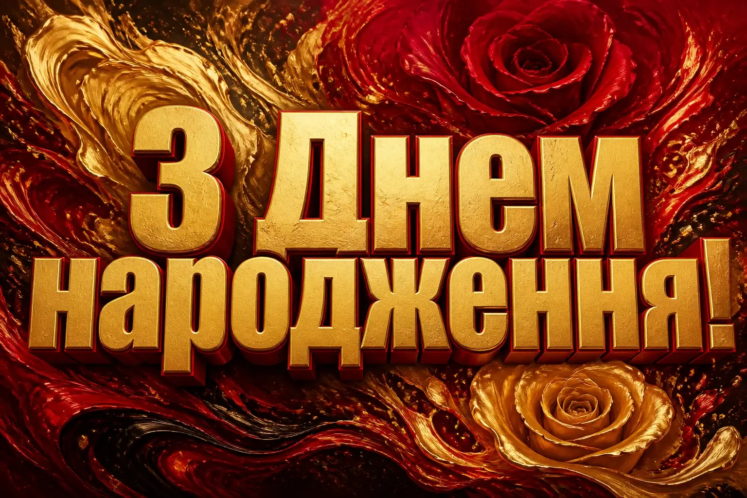 рози з днем народження