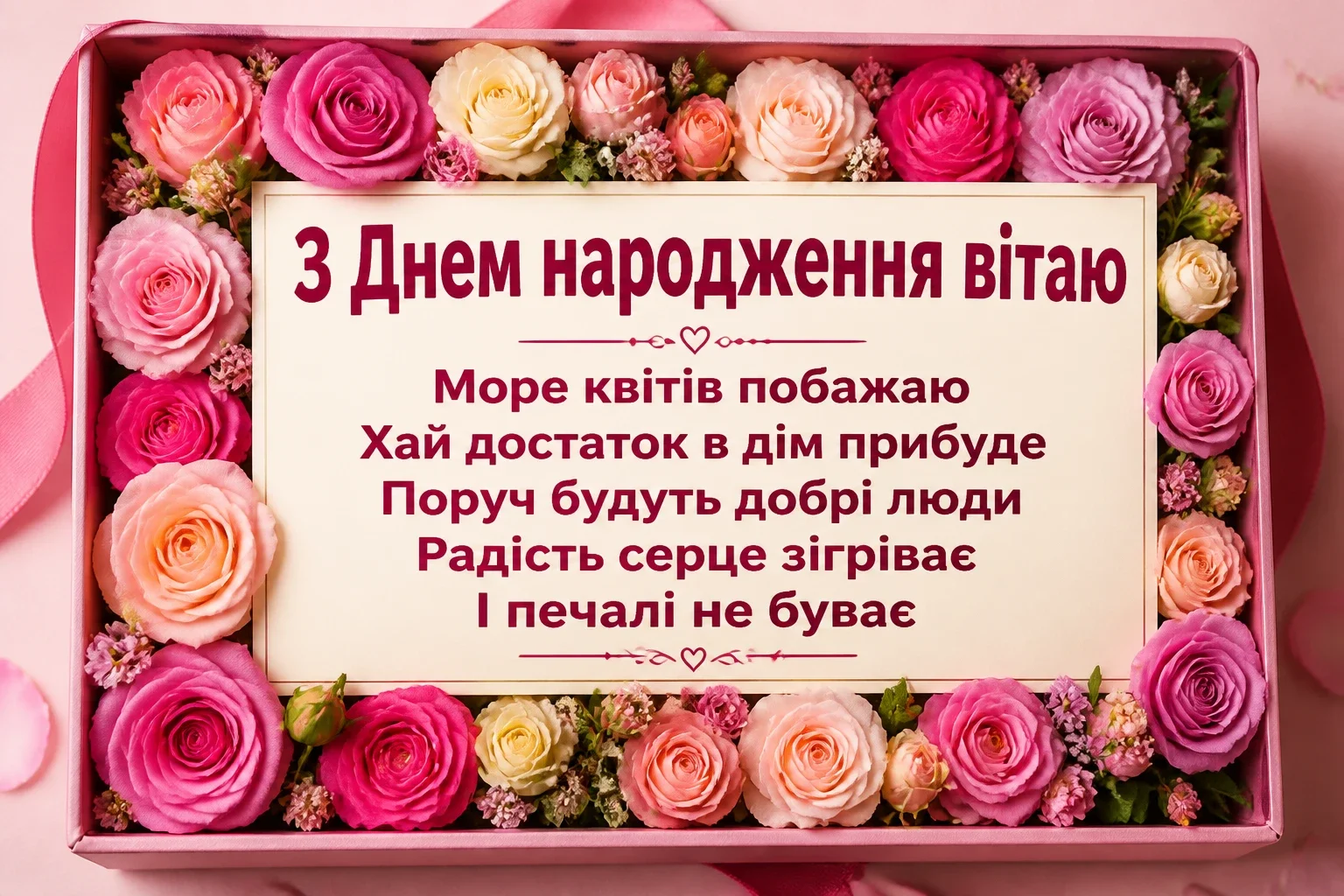 рози з днем народження