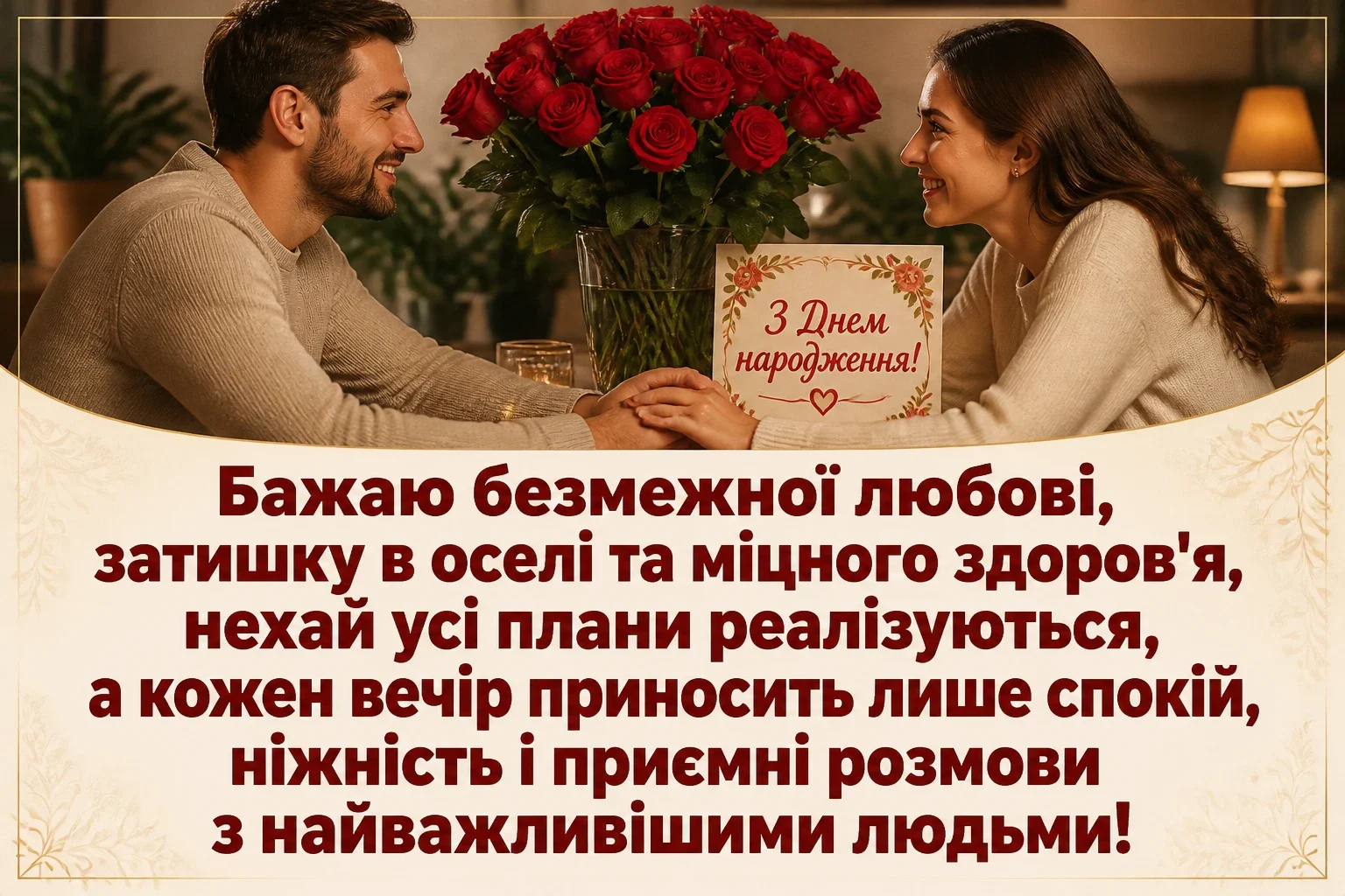 рози з днем народження