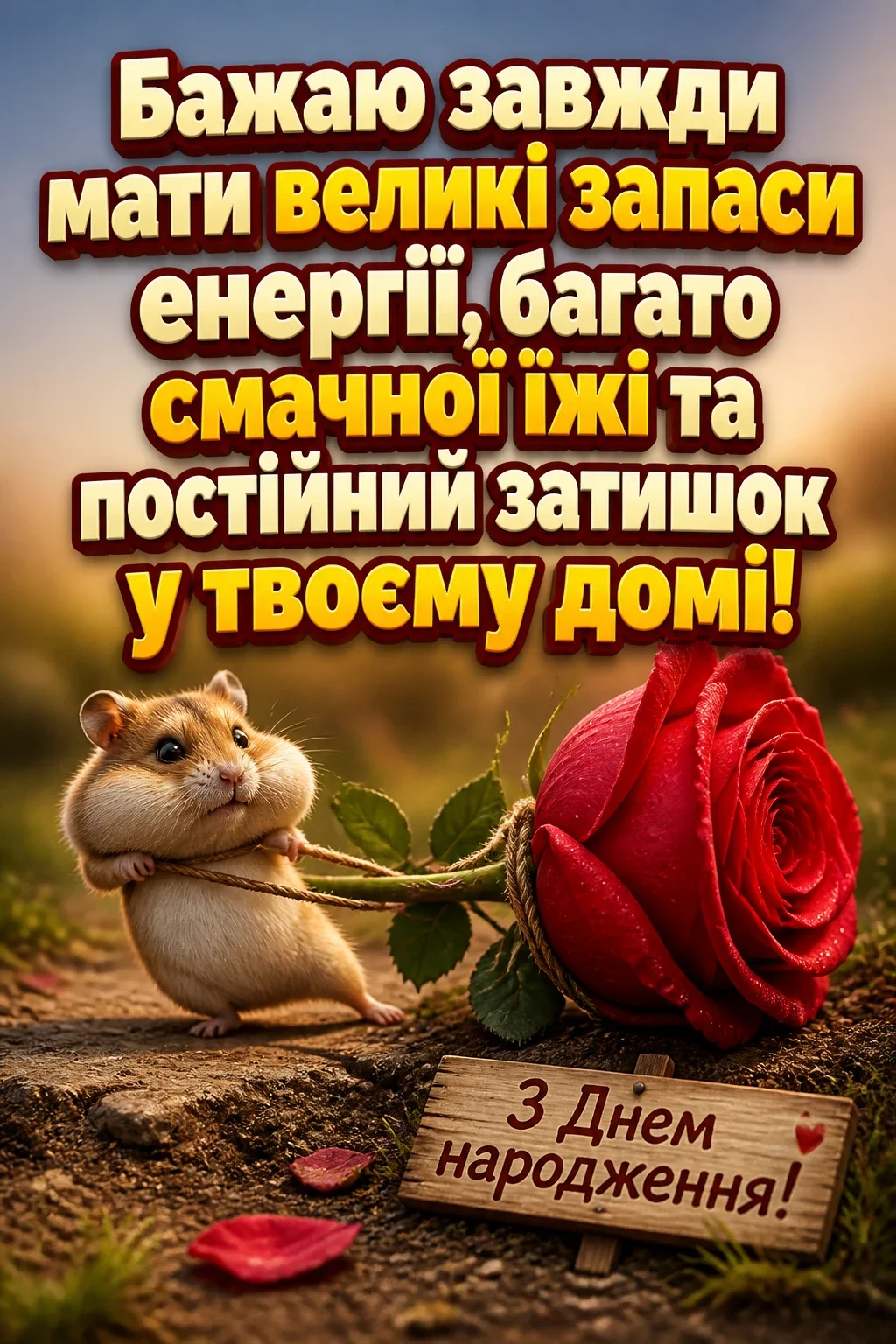 рози з днем народження