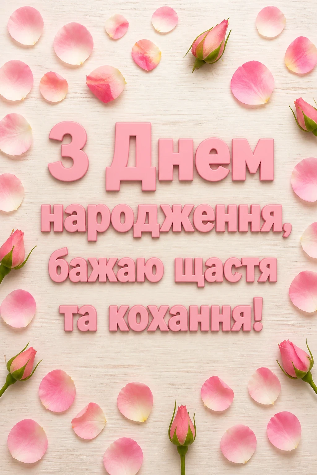рози з днем народження