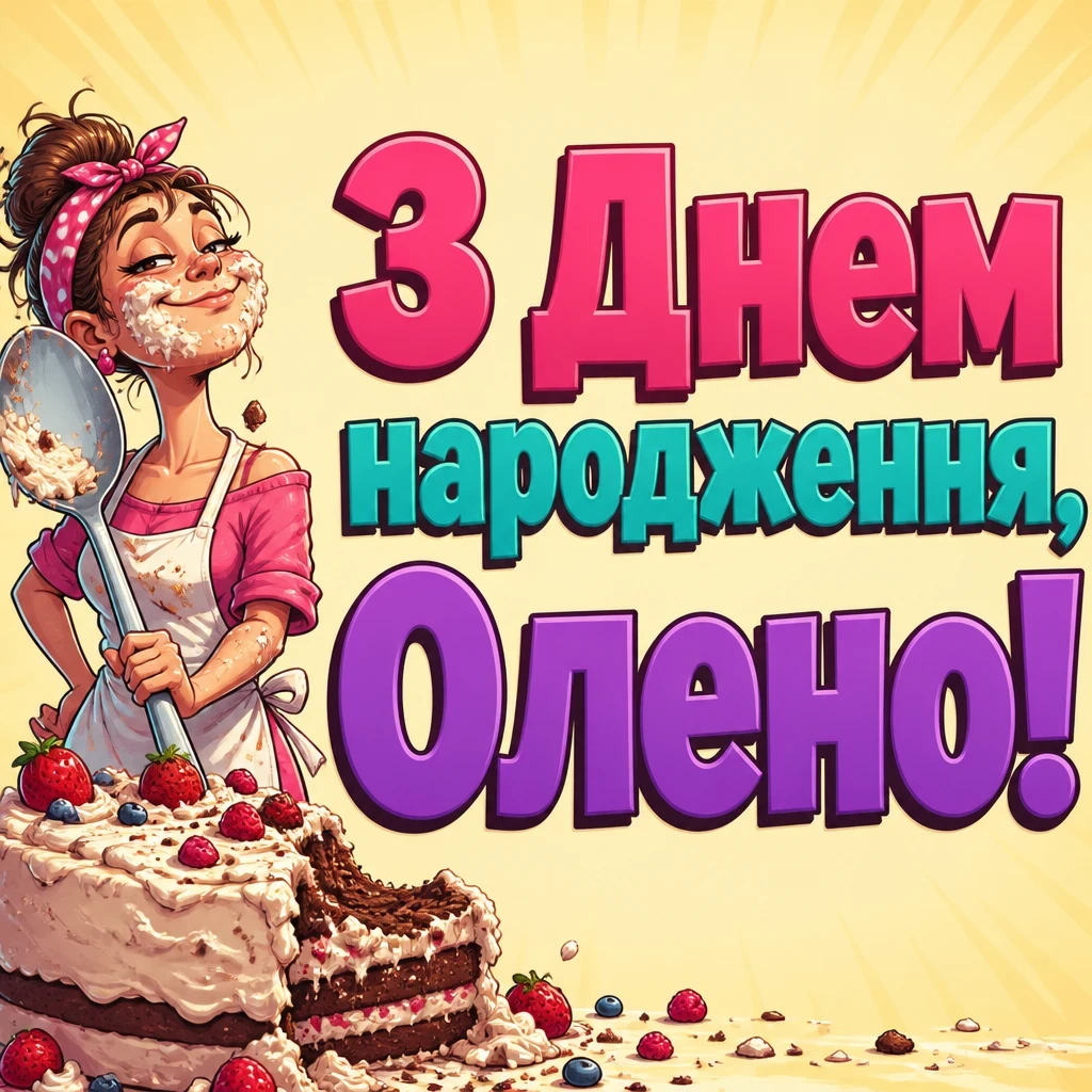 з днем народження олена