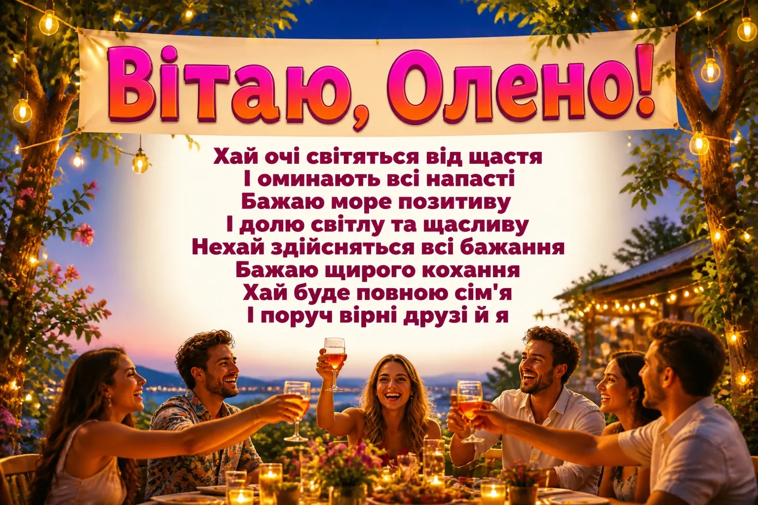 з днем народження олена