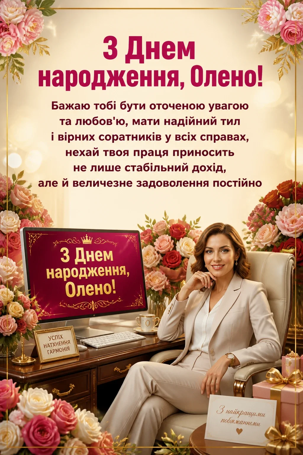 з днем народження олена