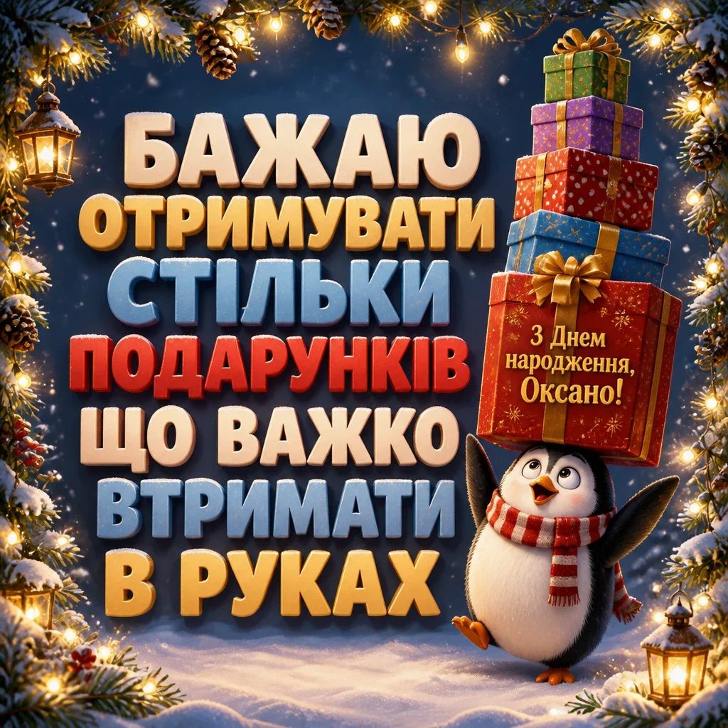 з днем народження оксана