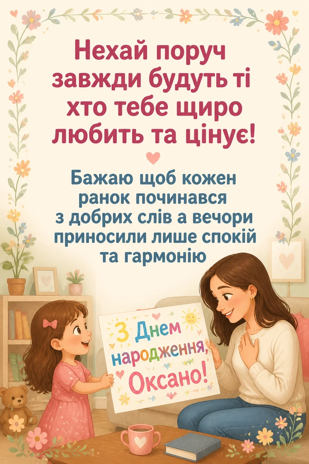 з днем народження оксана