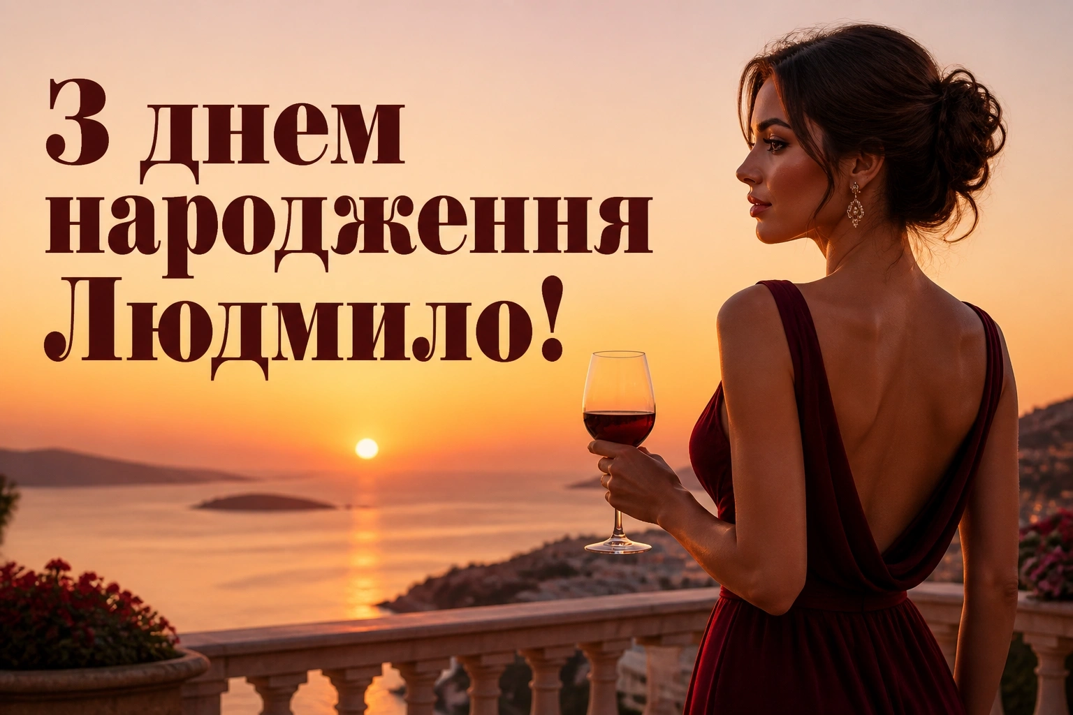 з днем народження людмила з днем народження людмила