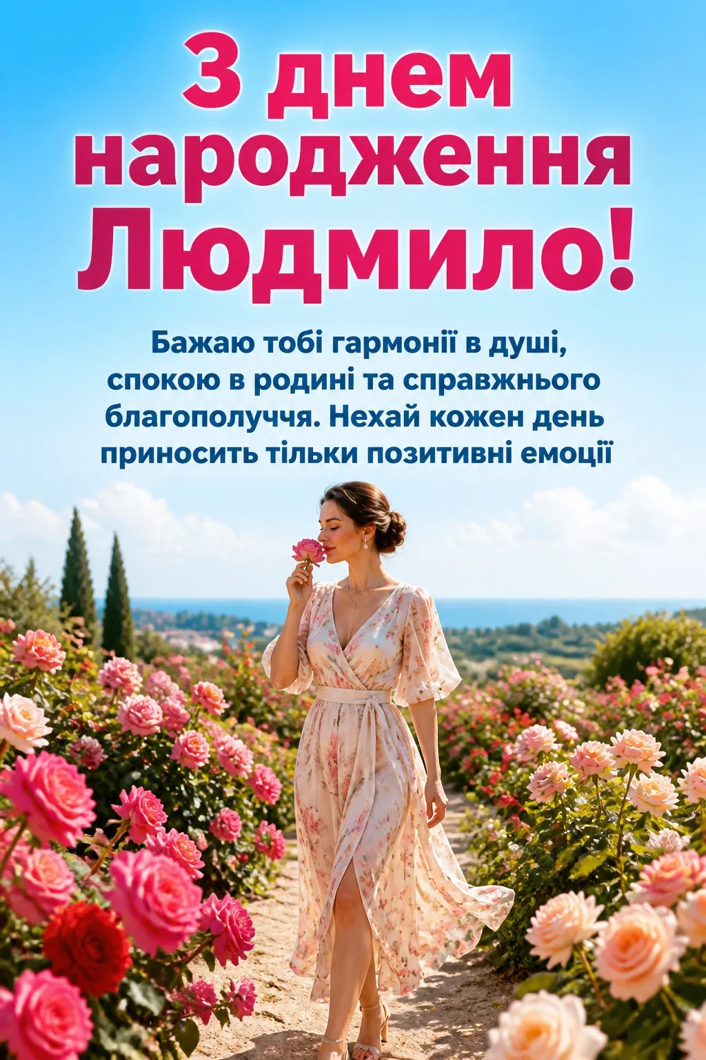 з днем народження людмила з днем народження людмила