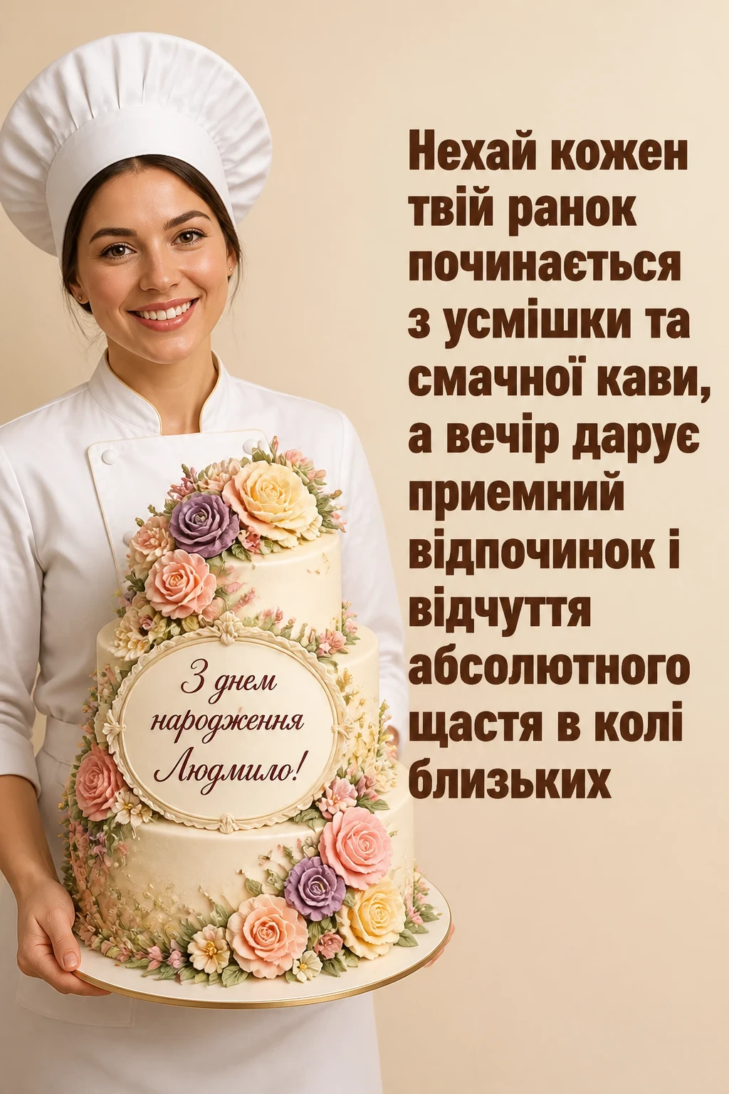 з днем народження людмила з днем народження людмила