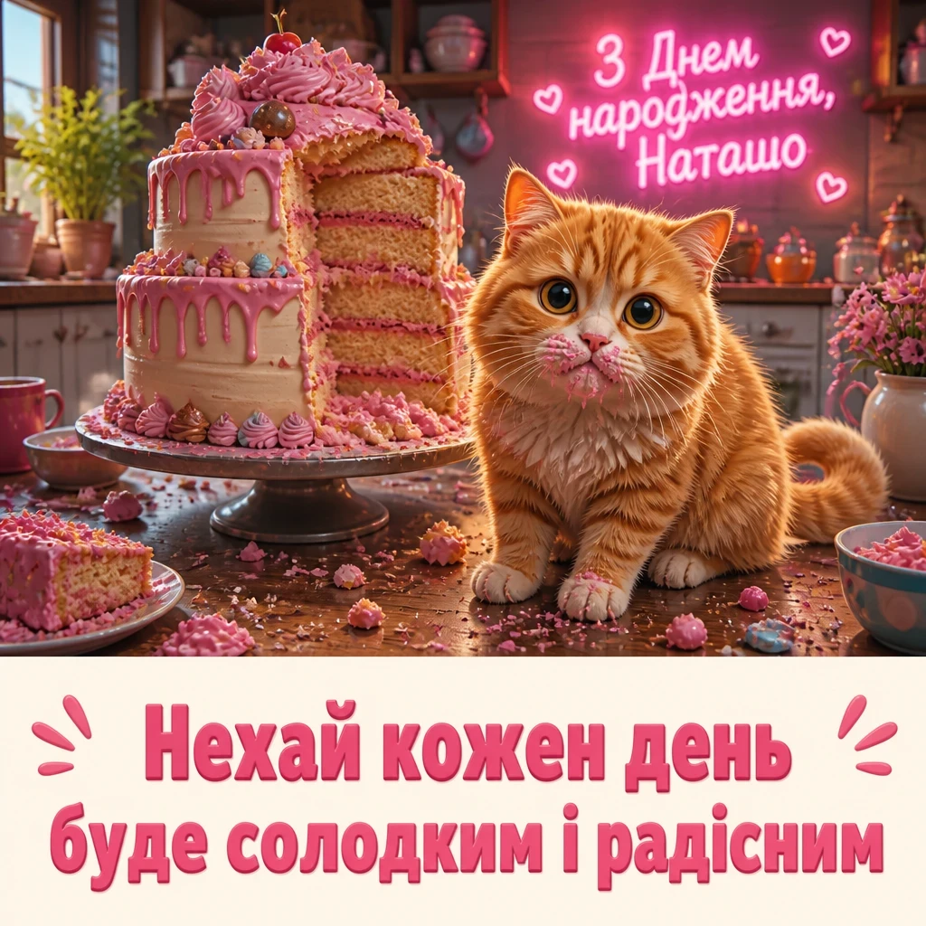 з днем народження наташа