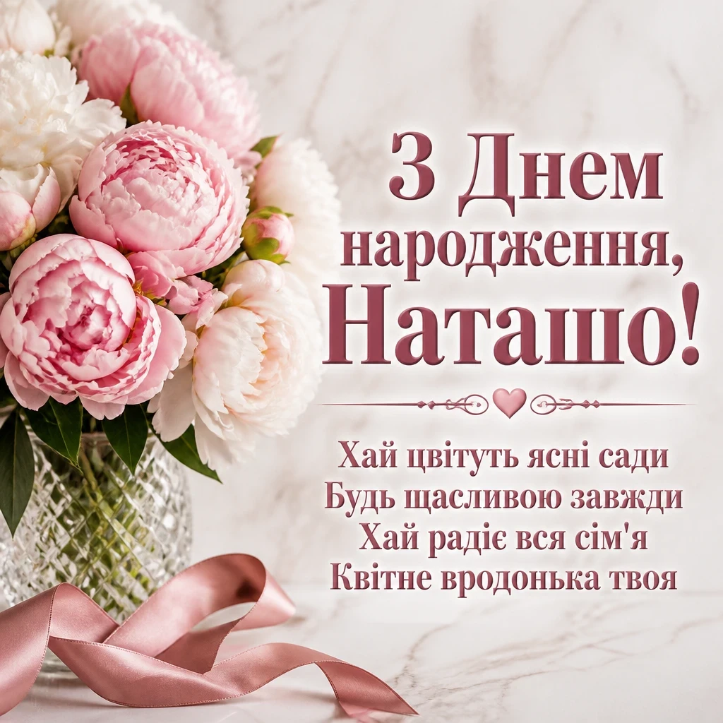 з днем народження наташа