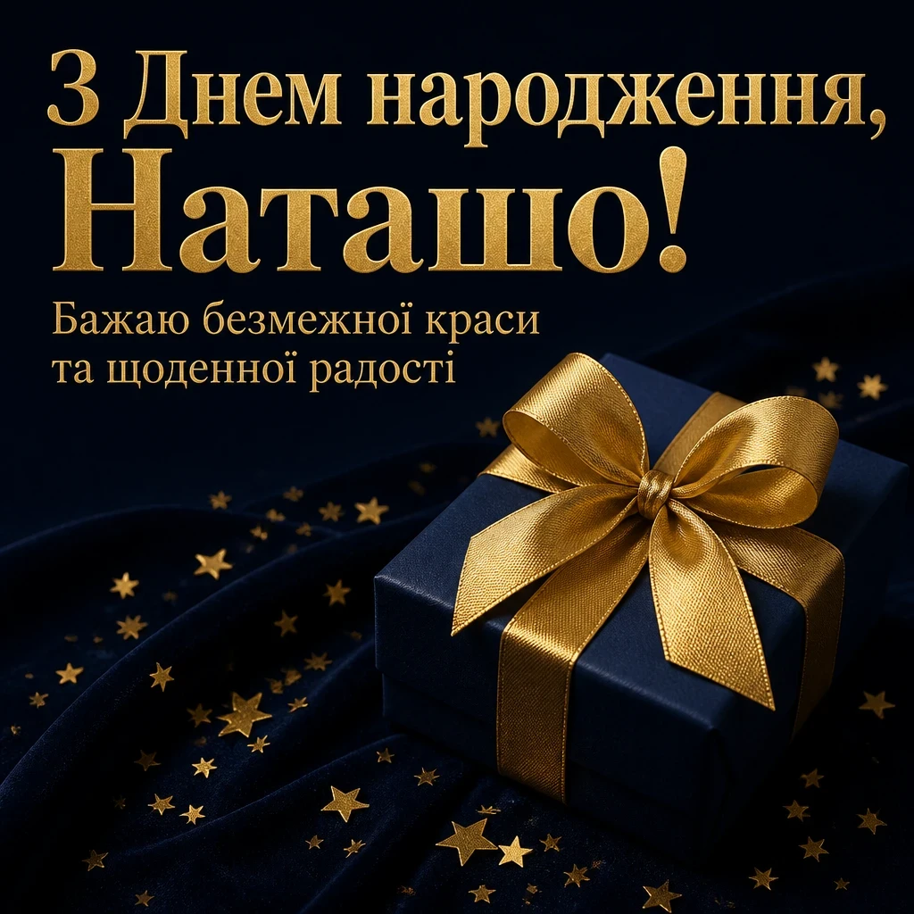 з днем народження наташа