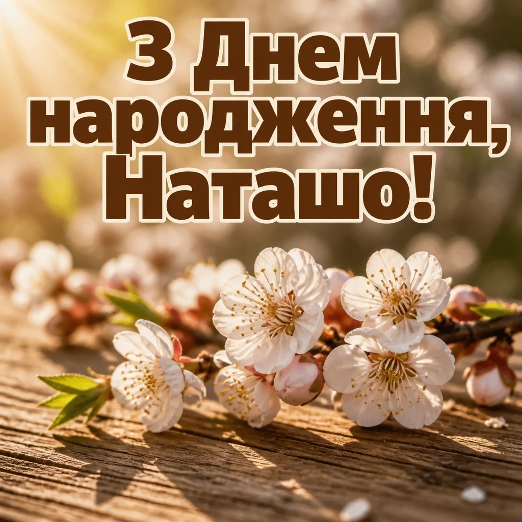 з днем народження наташа