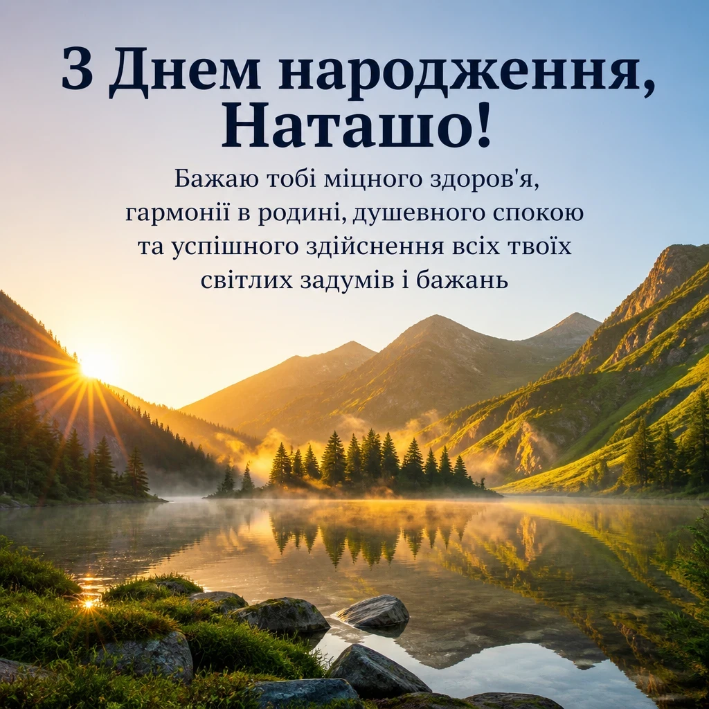 з днем народження наташа