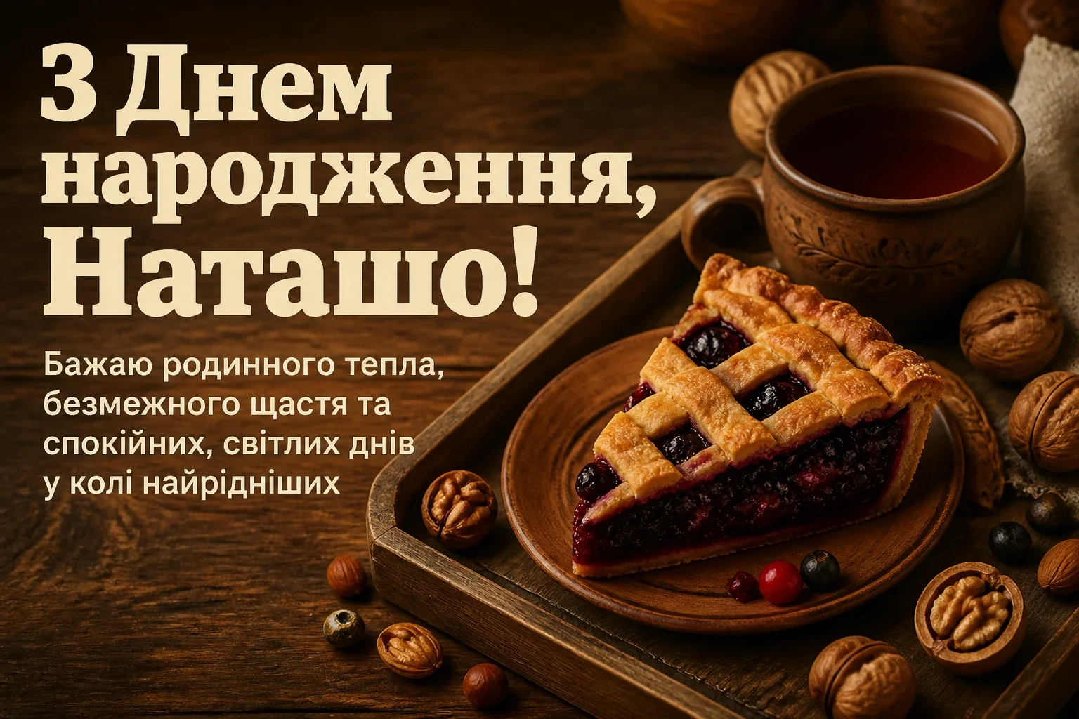 з днем народження наташа