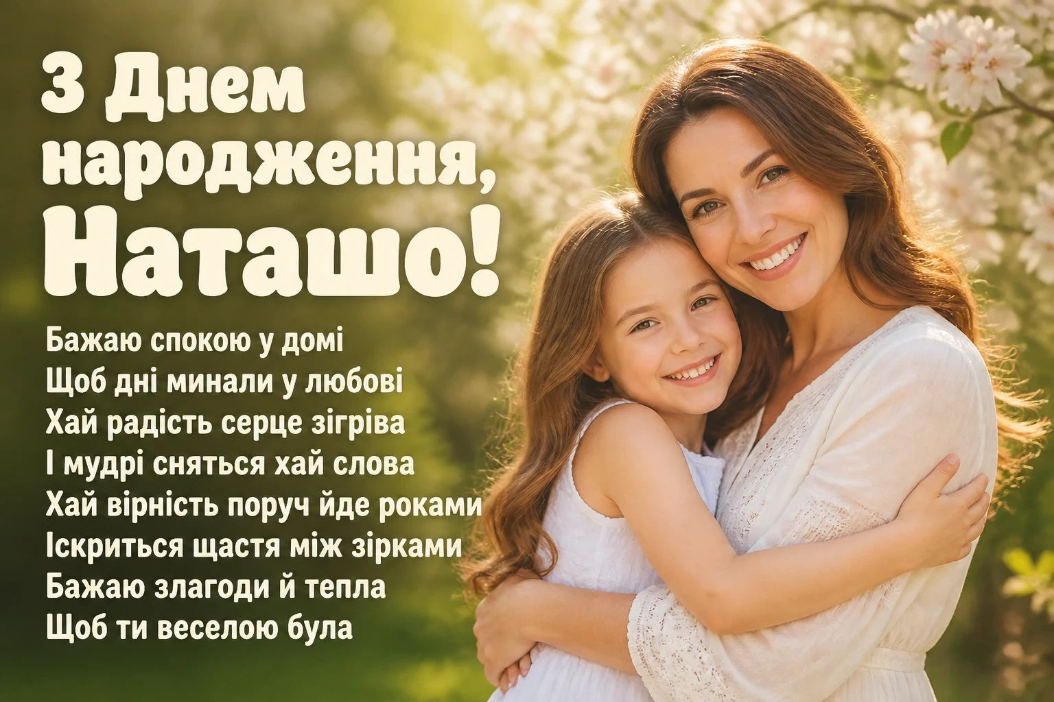 з днем народження наташа