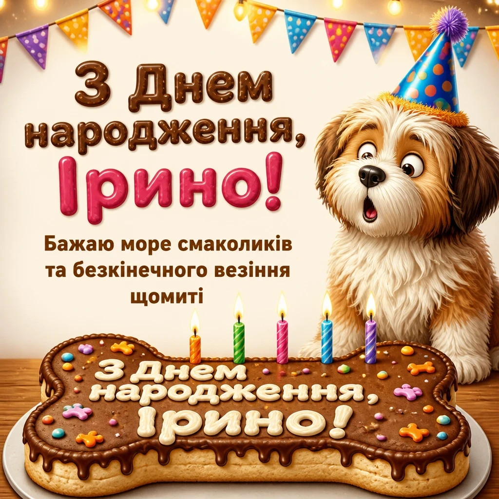 з днем народження ірина