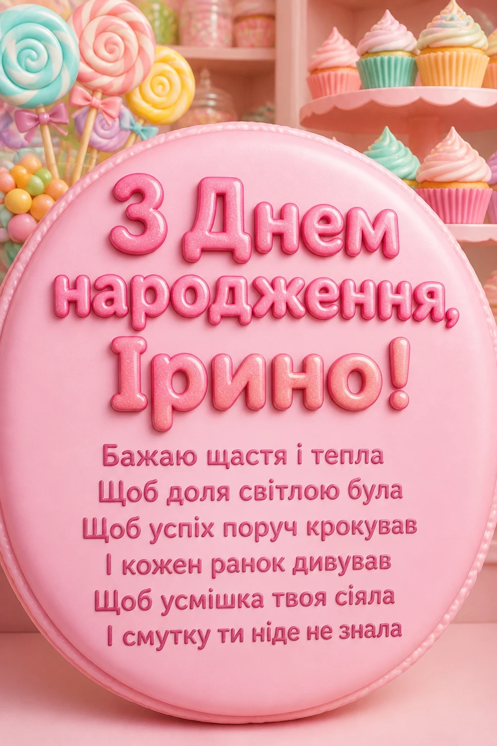 з днем народження ірина