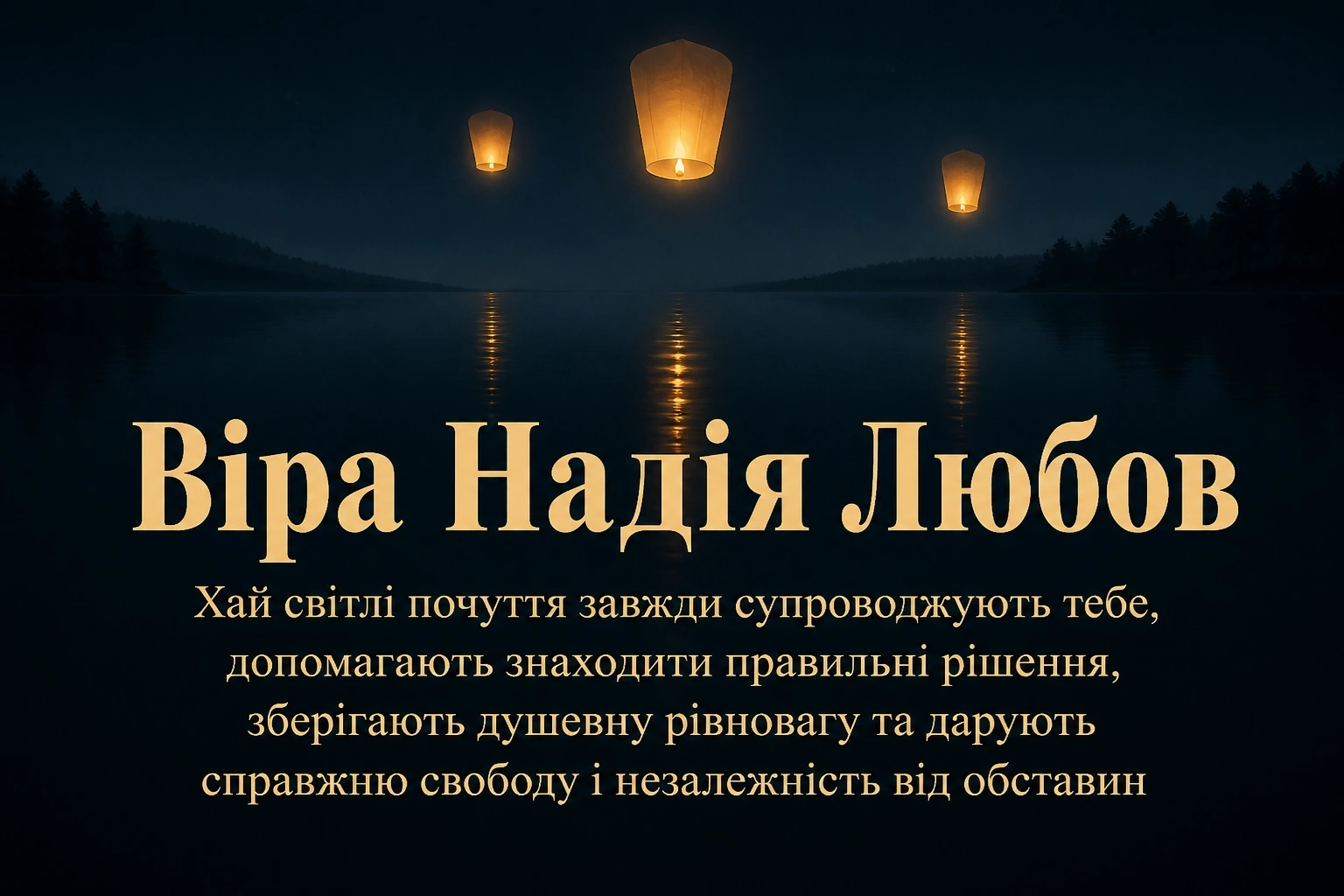 віра надія любов