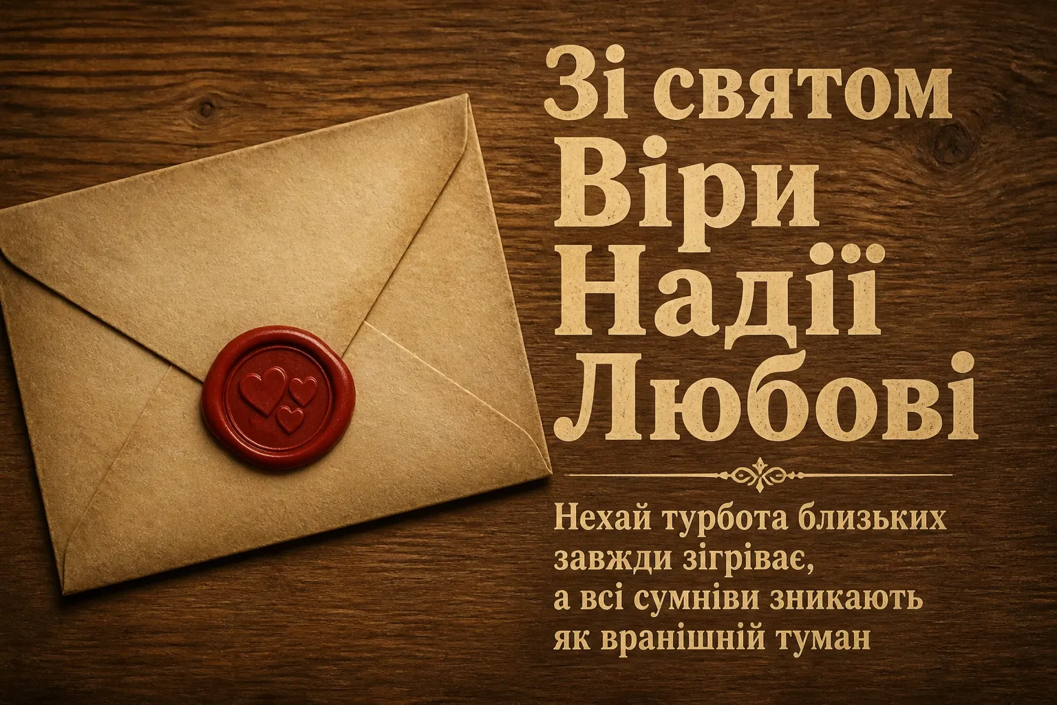 віра надія любов