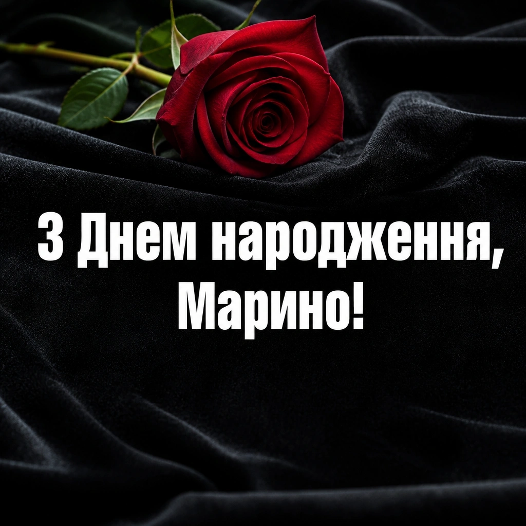 з днем народження марина