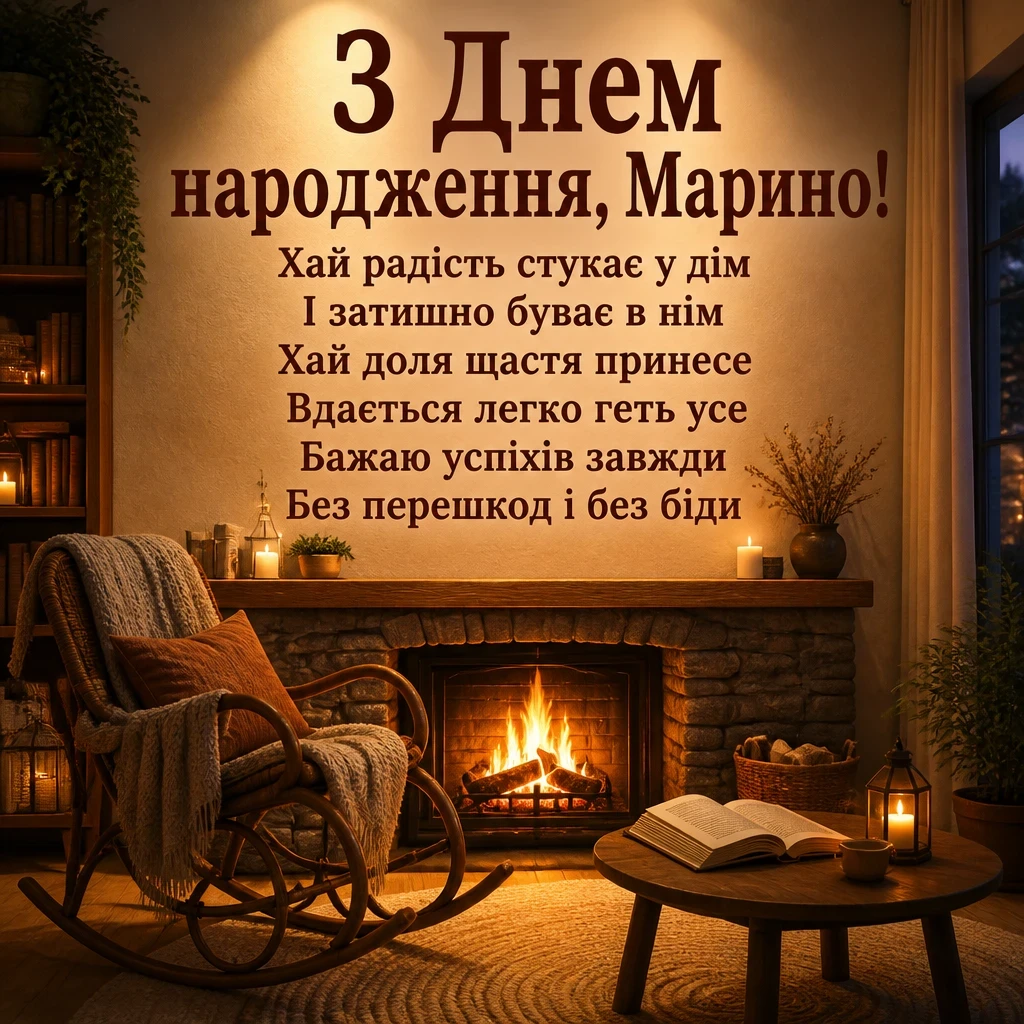 з днем народження марина