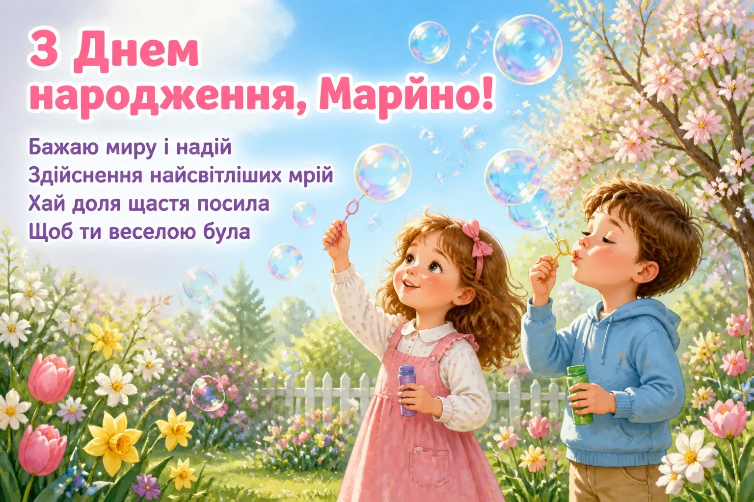 з днем народження марина