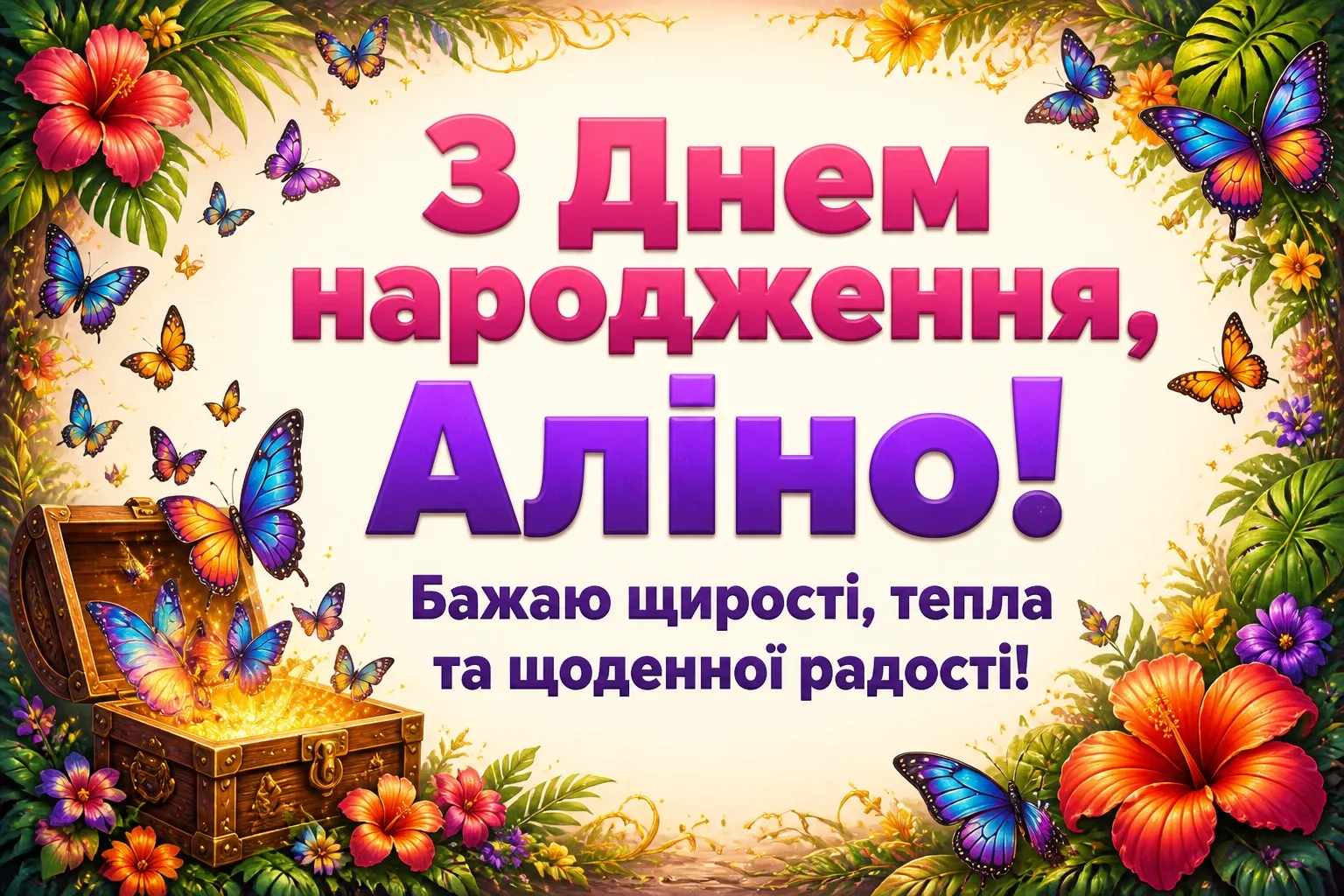 з днем народження аліна