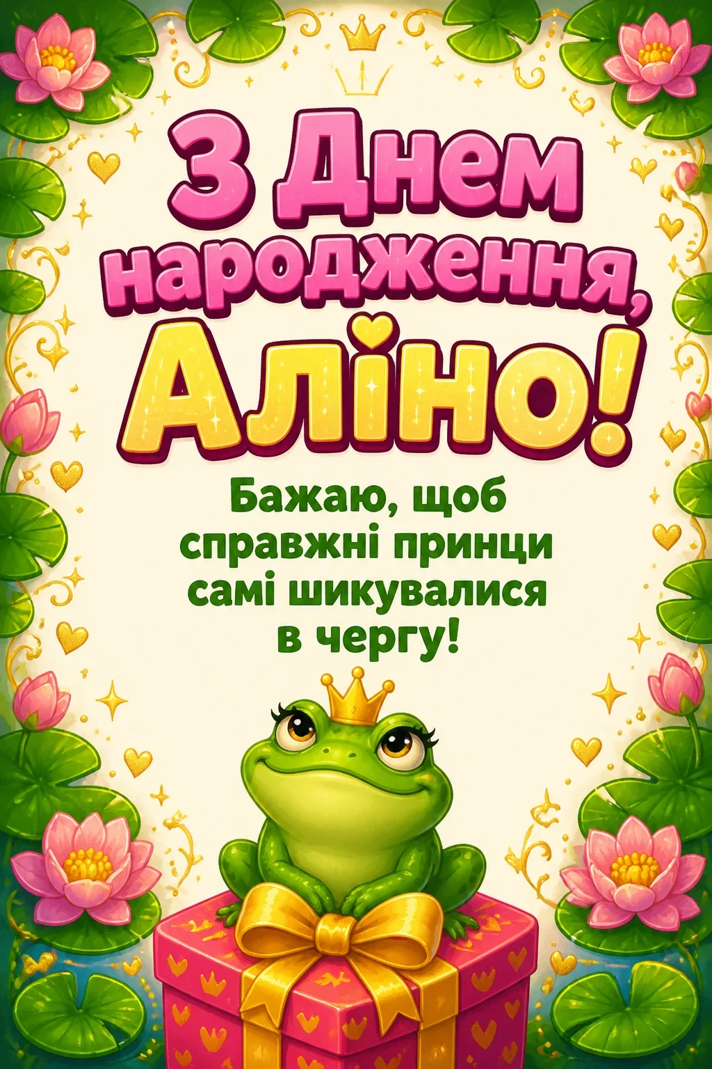 з днем народження аліна