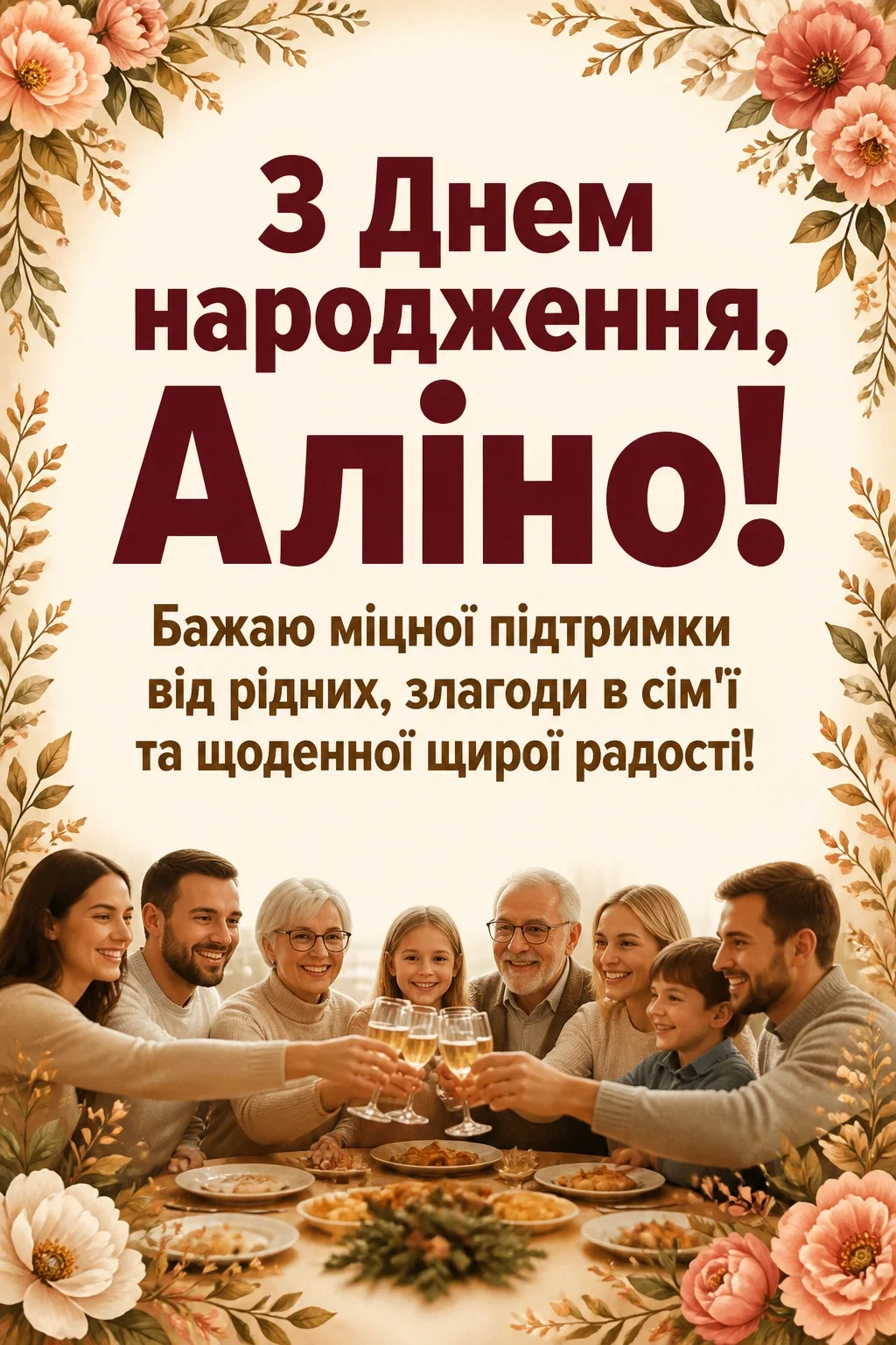 з днем народження аліна