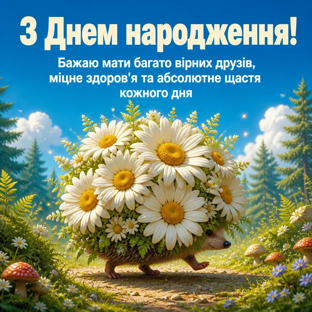 букет квіти привітання з днем народження подрузі